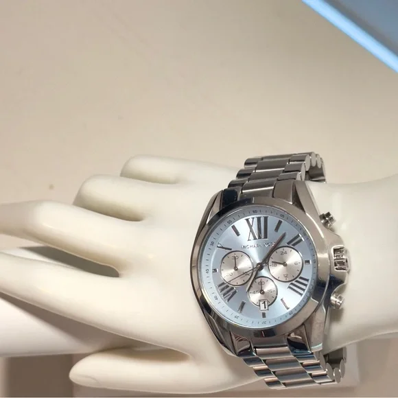 Michael Kors Bradshaw Chronograph Blue Ladies Watch ✨️